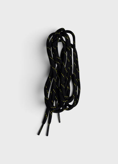 Agujetas Negro/Amarillo de 150 CM