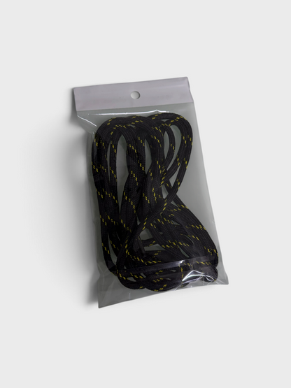 Agujetas Negro/Amarillo de 150 CM